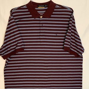 Nautica striped golf shirt